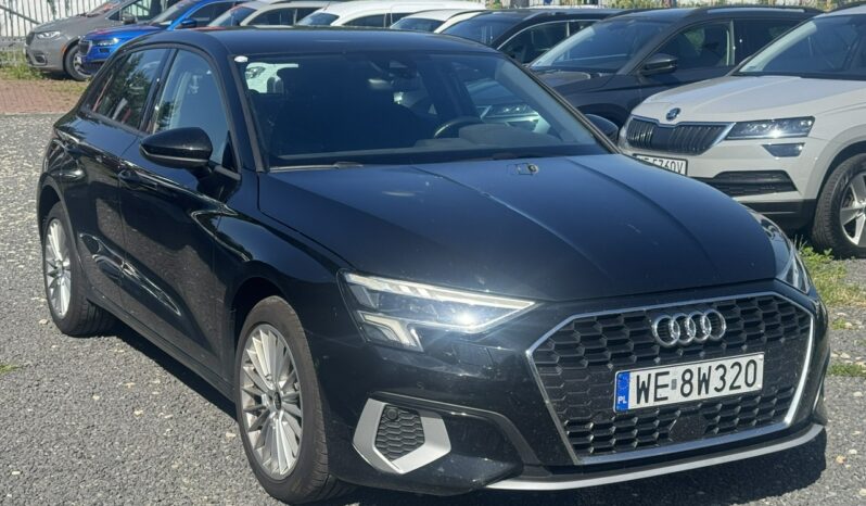 Audi A3 Sportback Serwis ASO VAT 23% Bezwypadkowy Salon Polska Poleasingowy I właściciel 8Y (2020-) full