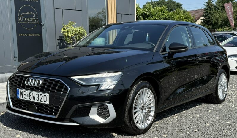 Audi A3 Sportback SLINE 1.5 Tsi manual 2023 rok krajowy 8Y (2020-) full